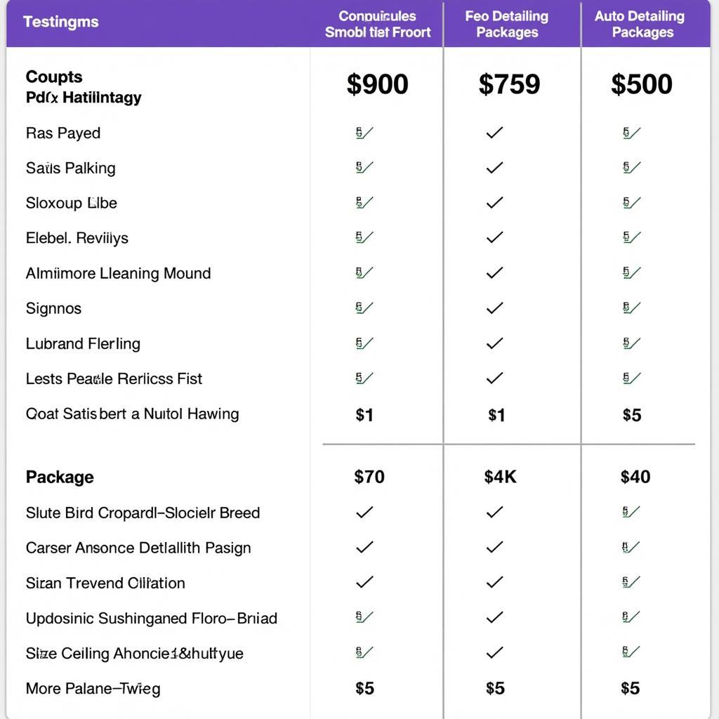 Comparing Auto Detailing Prices