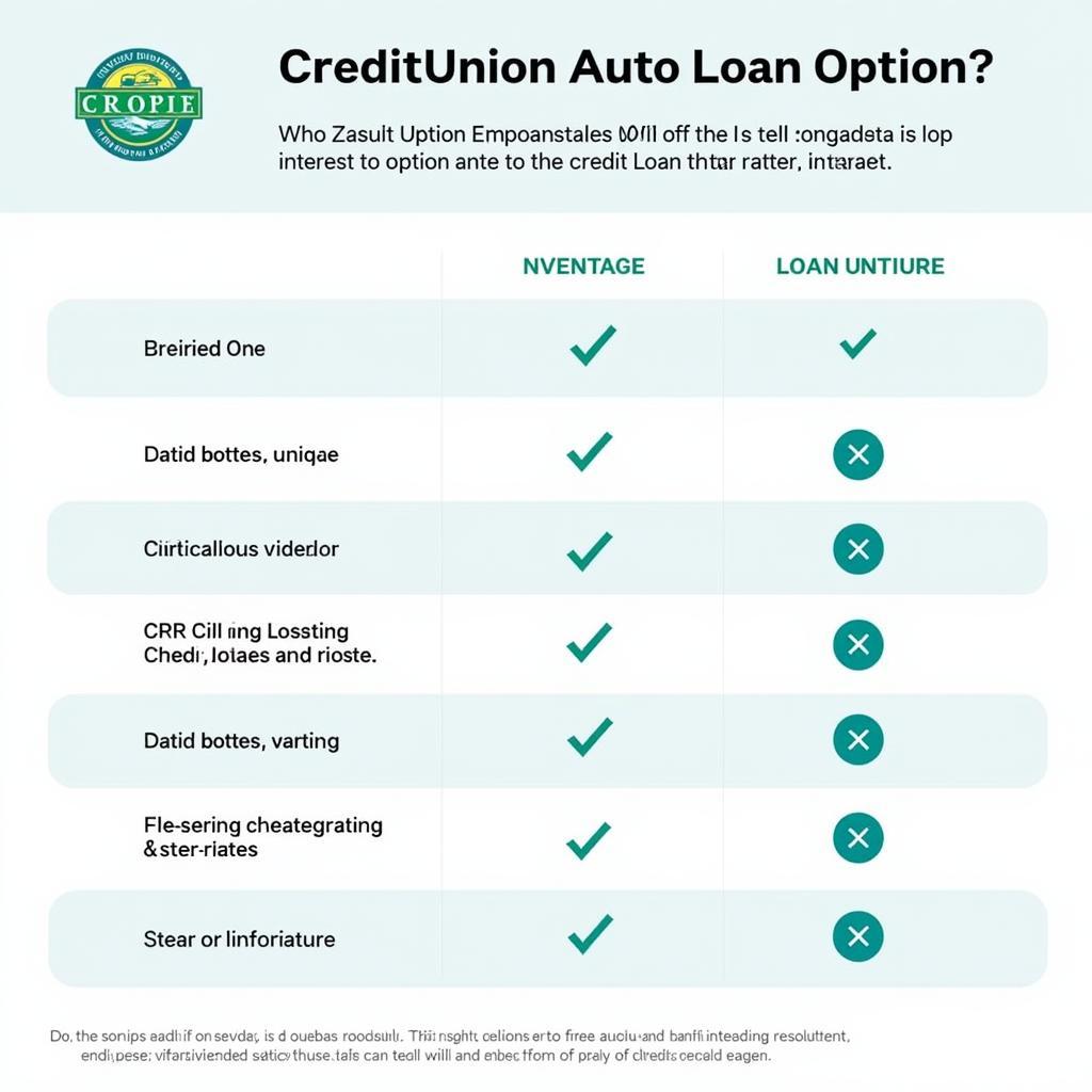 Comparing Auto Loan Options