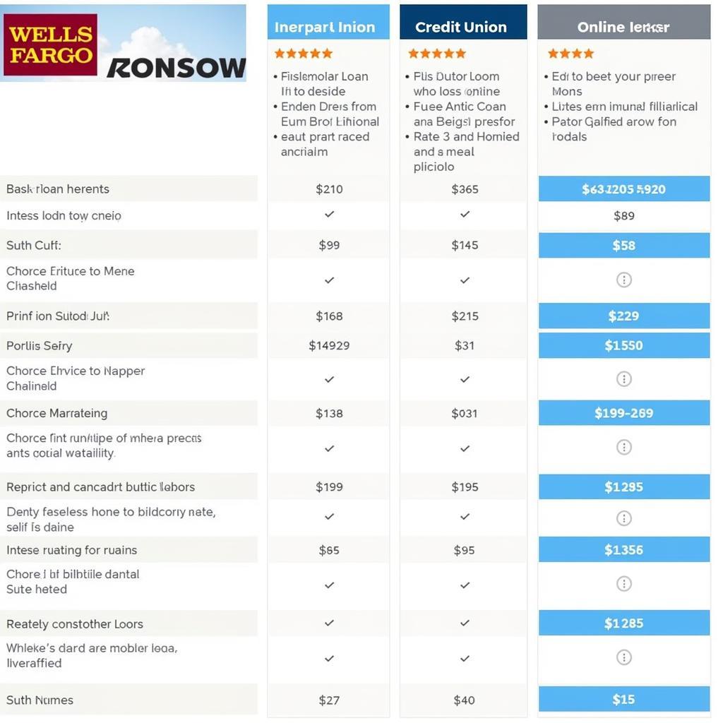 Comparing Auto Loan Options from Different Lenders