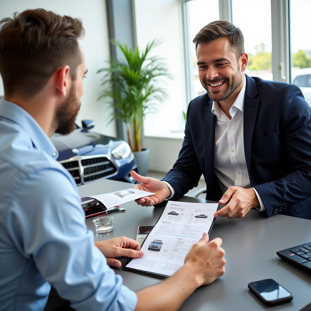 Comparing Car Models at Dave's Auto Sales