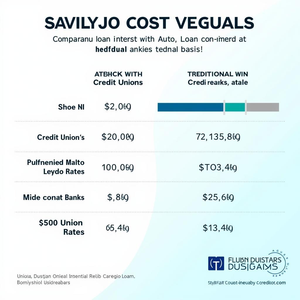 Comparison of Credit Union vs. Bank Auto Loan Rates