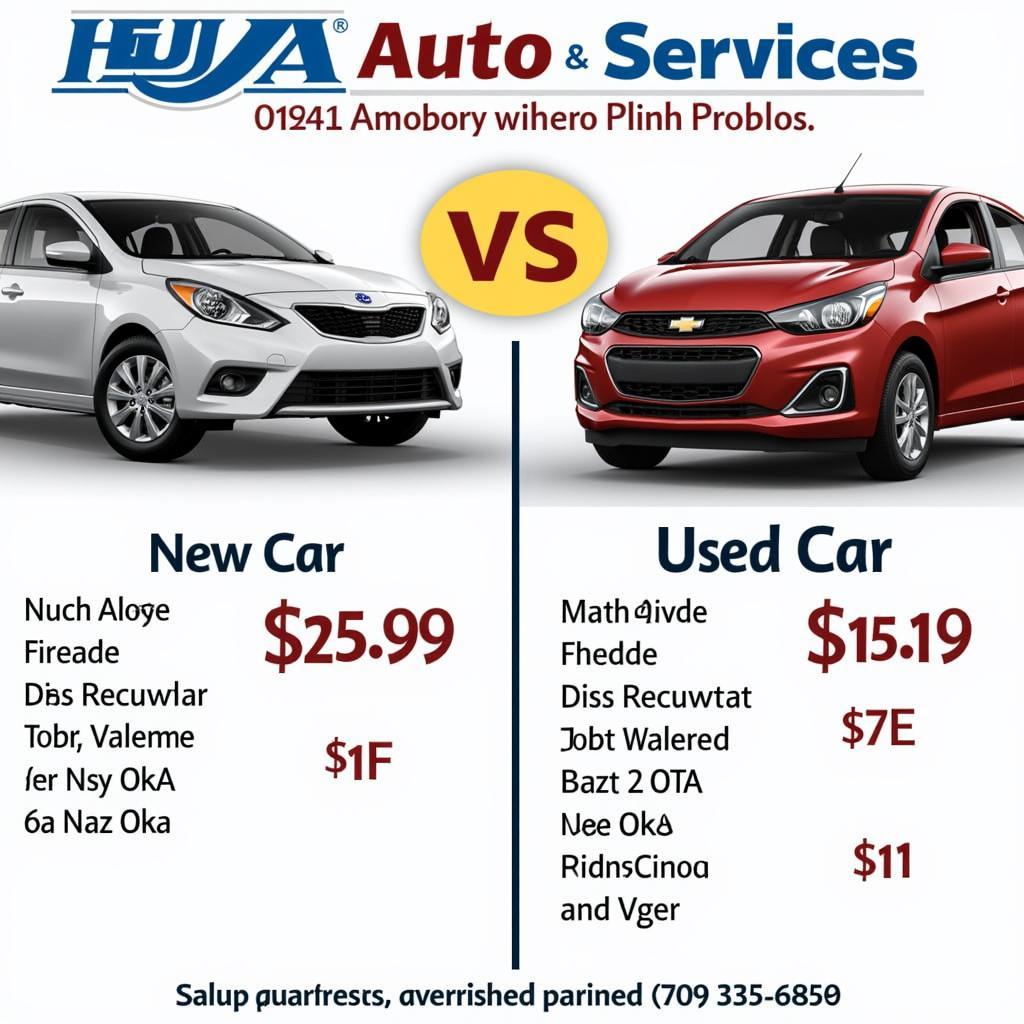 Comparing New and Used Cars at HJA