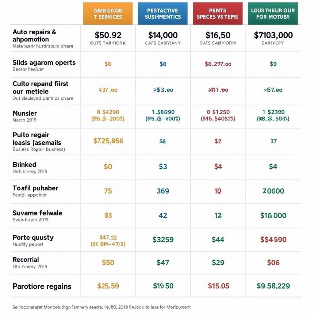 Competitive Analysis in Auto Repair Market