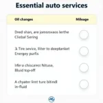 Complete Auto Service Checklist