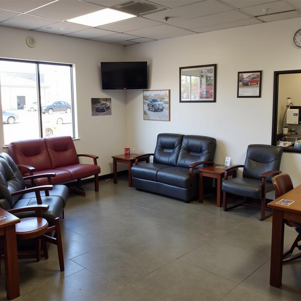 Conley Express Lube & Auto Services Customer Waiting Area