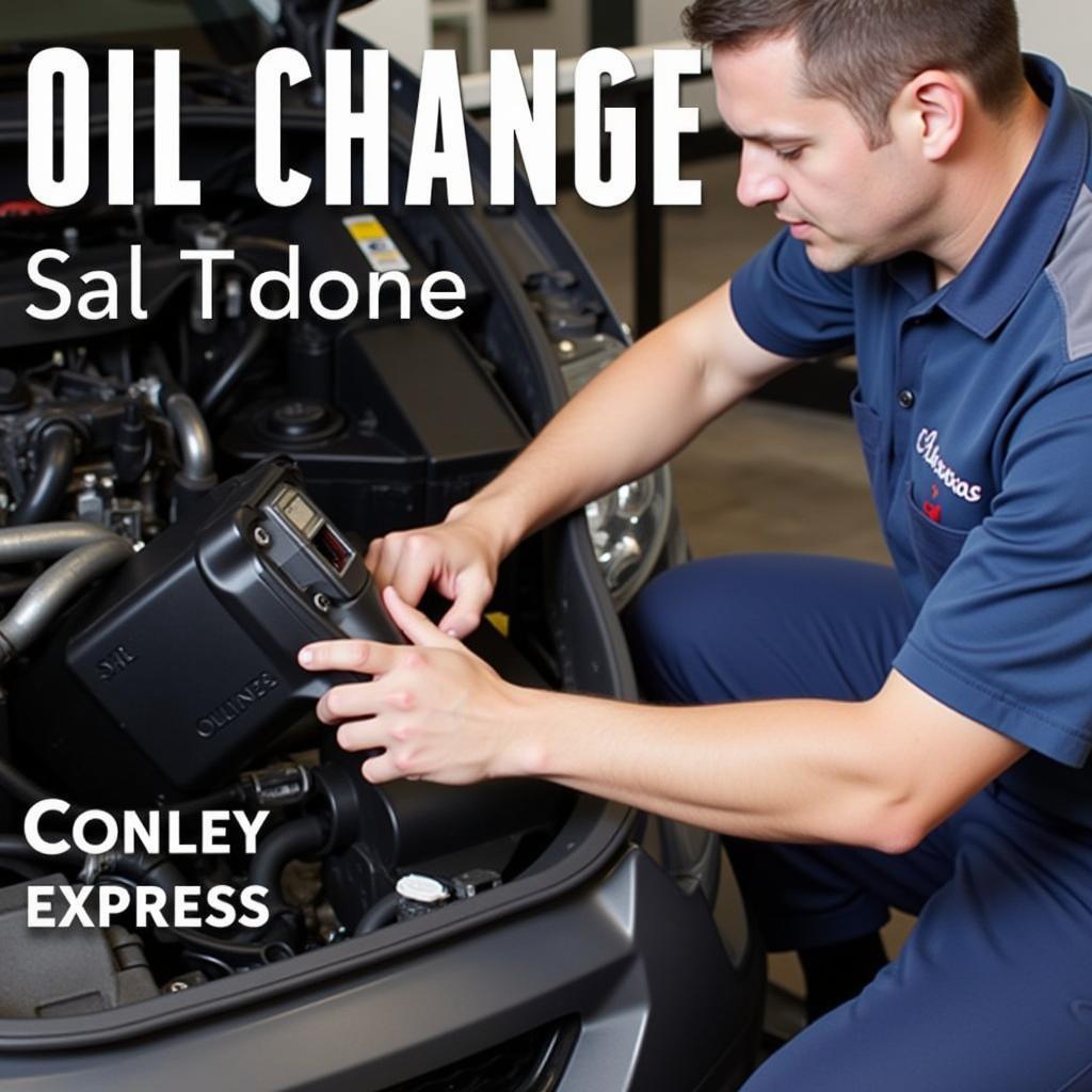 Conley Express Lube & Auto Services Oil Change Process