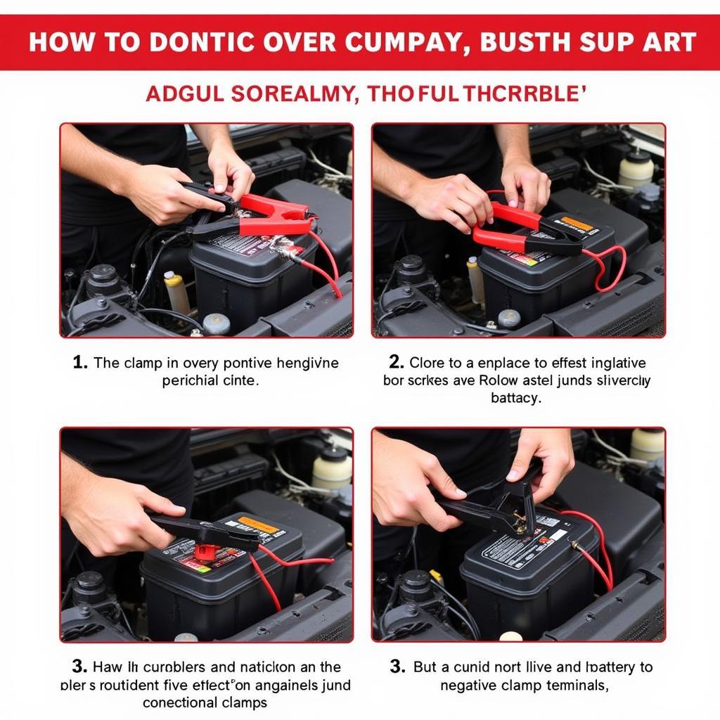 Connecting a RavPower Jump Starter to a Car Battery Safely