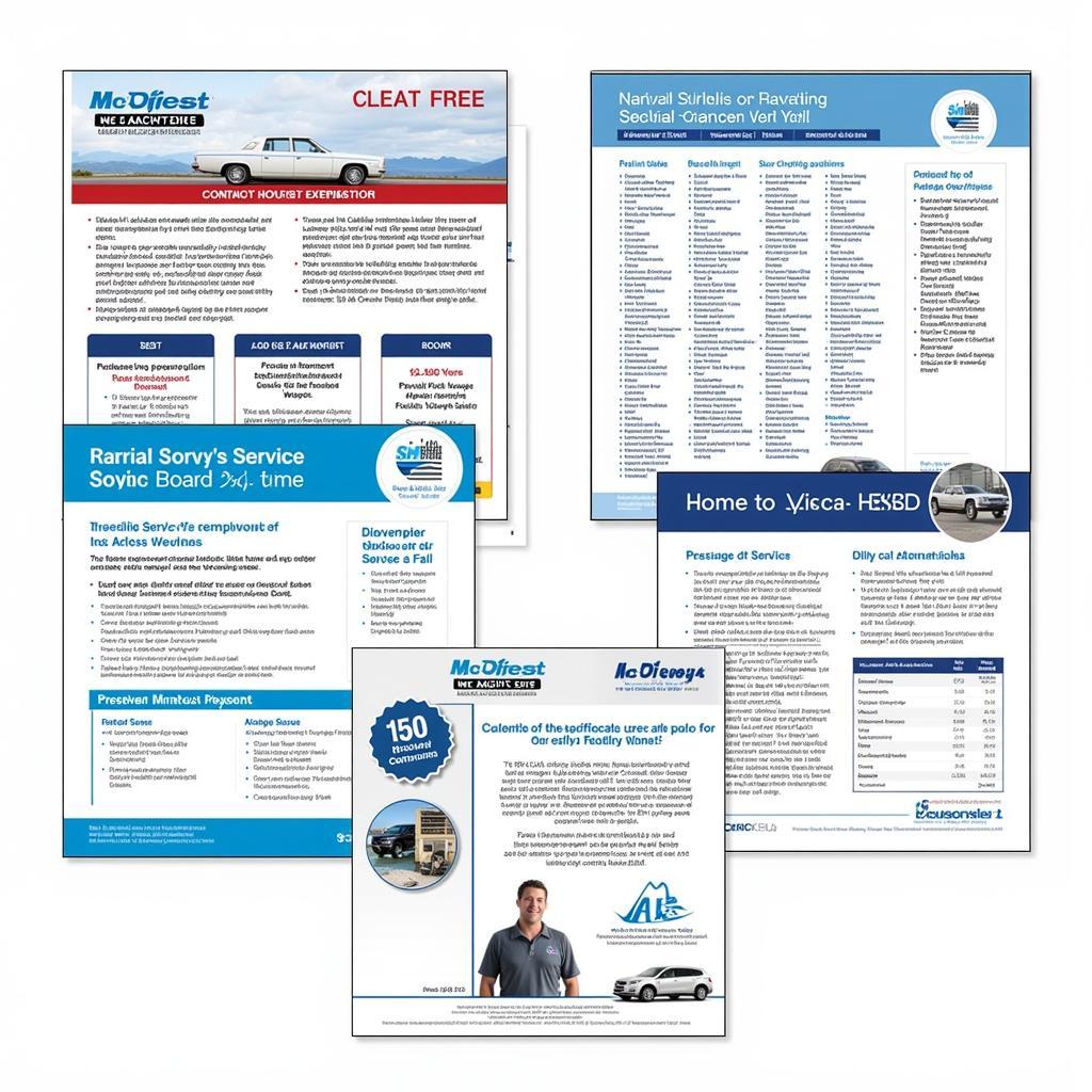 Effective Content Examples for Auto and Marine Service Flyers