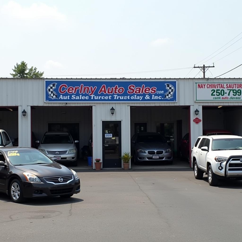 Corey Auto Sales and Service Shop Front