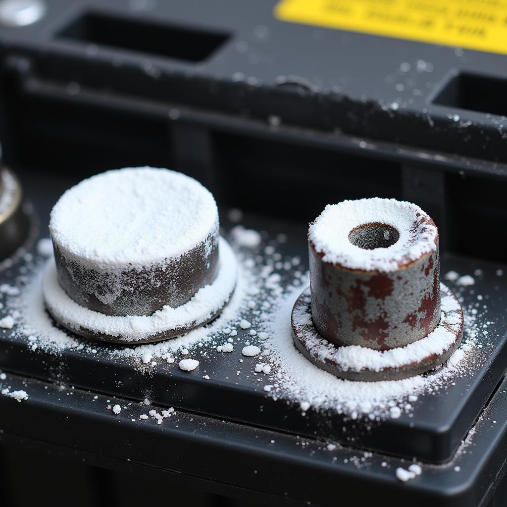 Corroded Car Battery Terminals