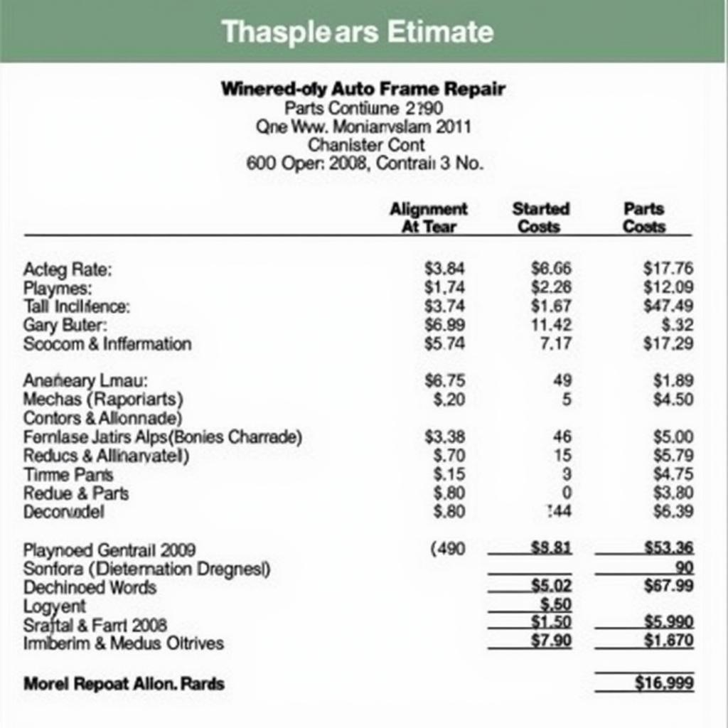 Cost of Auto Frame and Unibody Services in National City