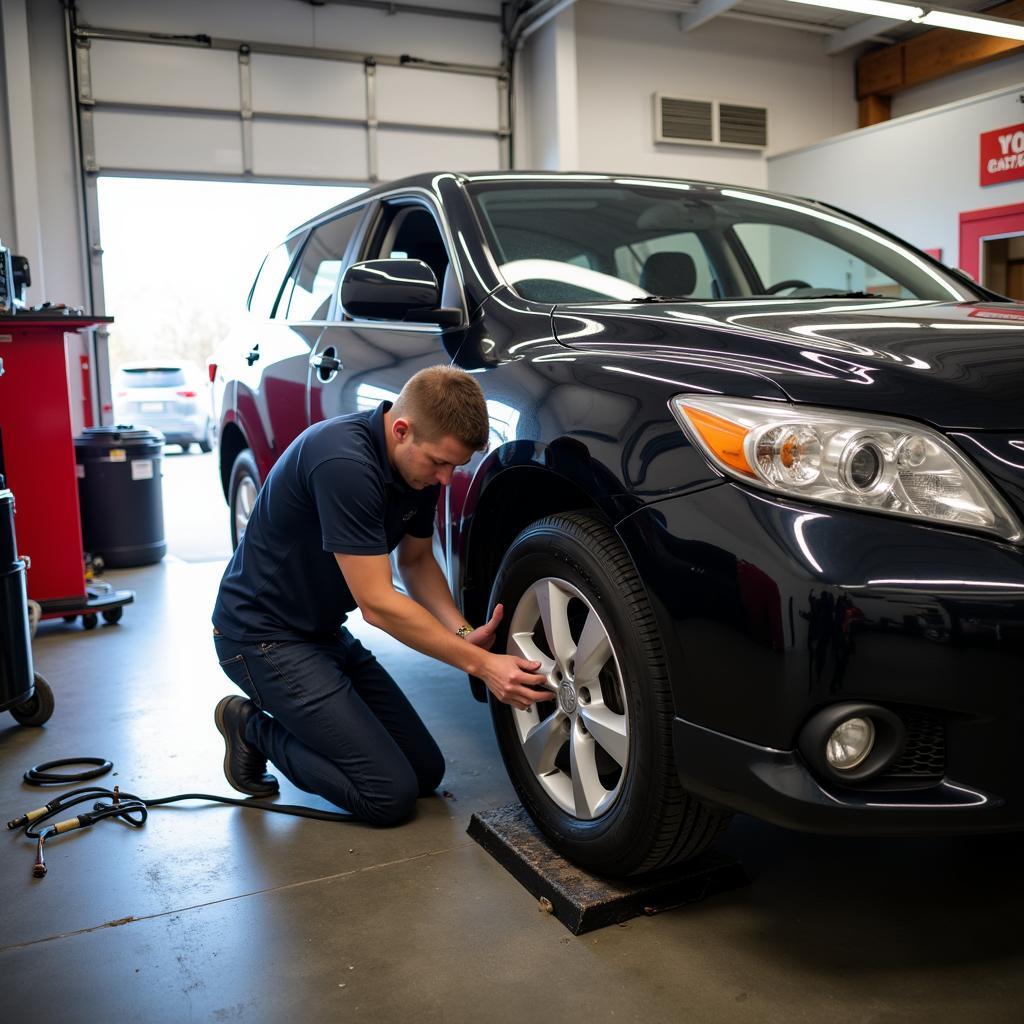 Costco Auto Center Tire Installation