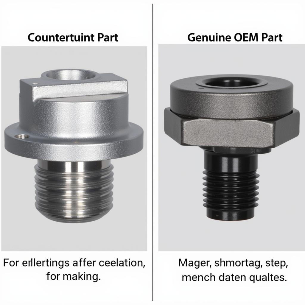 Counterfeit vs. Genuine OEM Parts