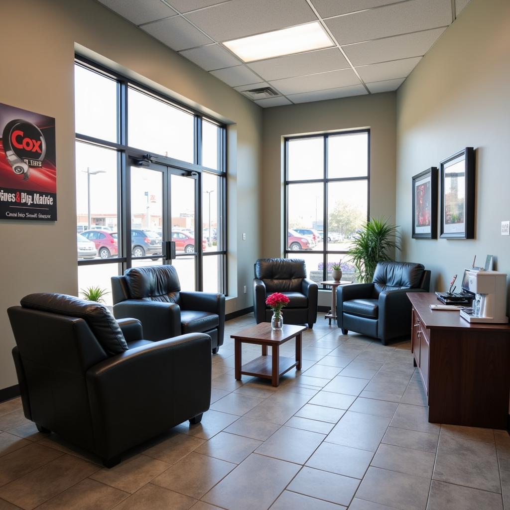 Cox Tire & Auto Service Customer Waiting Area