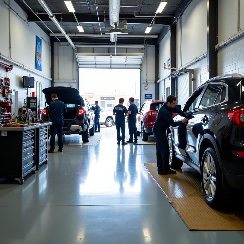 Cranston Auto Repair Shop Interior