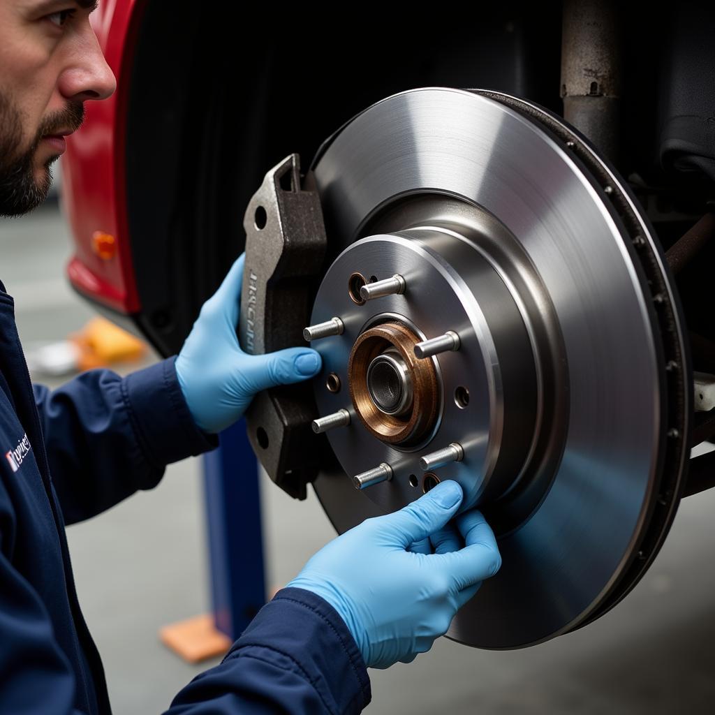 Brake Inspection at Crowley Tire and Auto Service