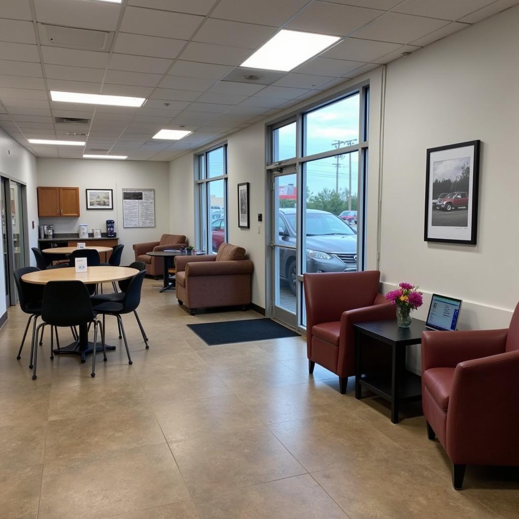 Crowley Tire & Auto Service Customer Waiting Area