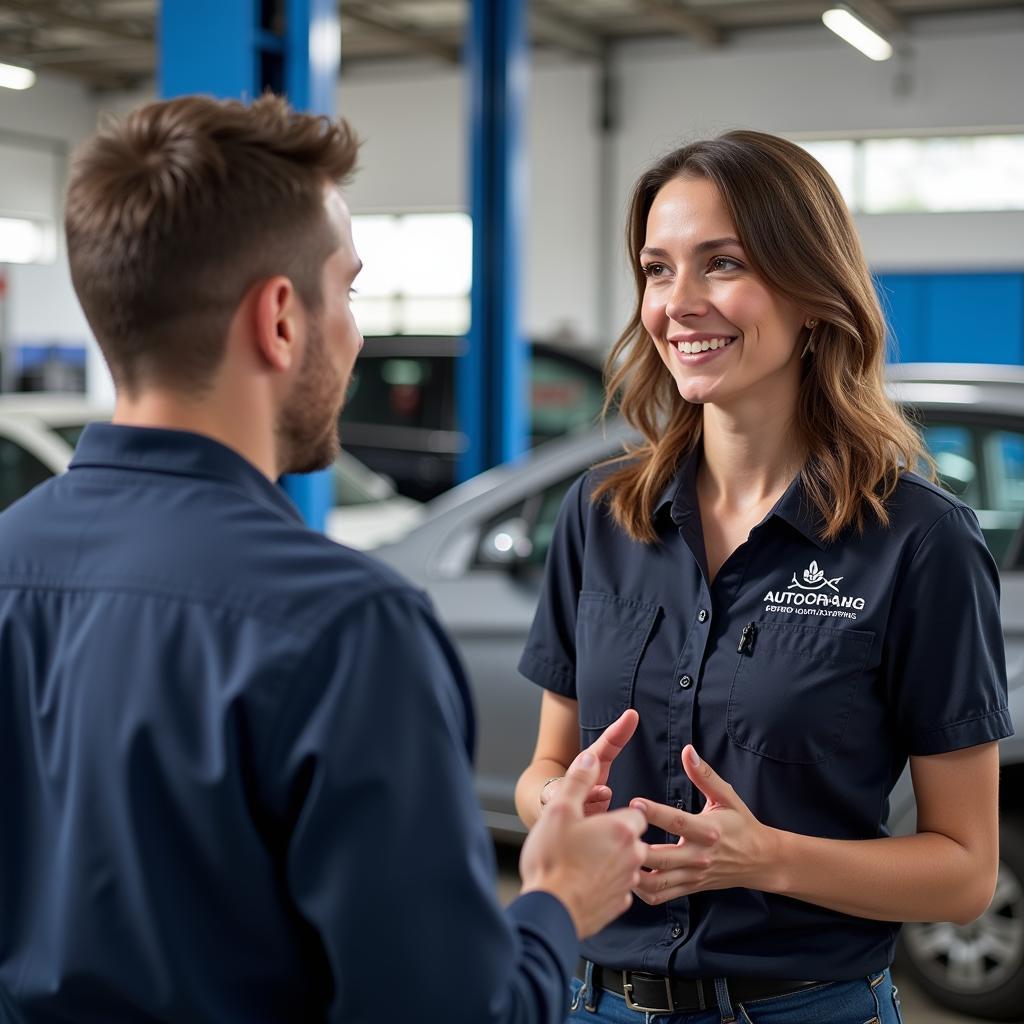 Excellent Customer Service in an Auto Repair Shop