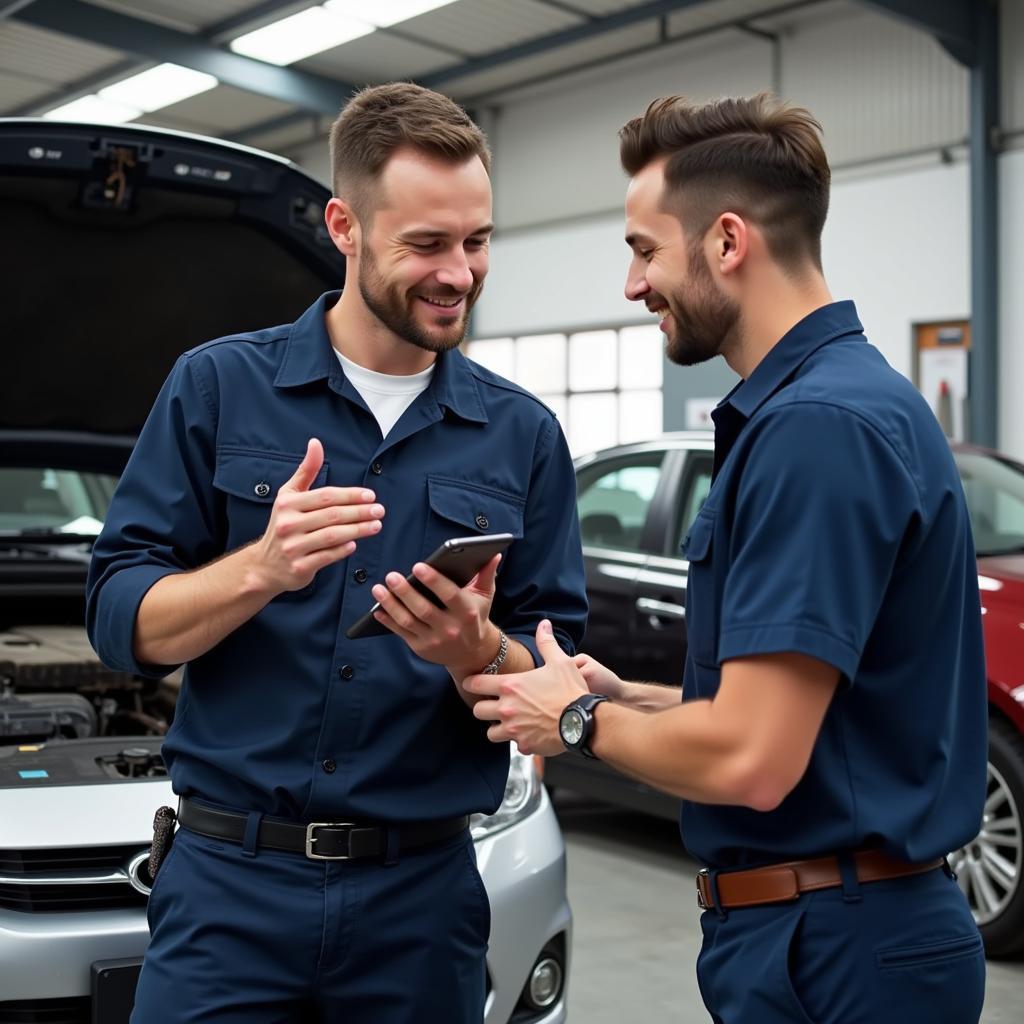 Customer Service in an Auto Repair Shop