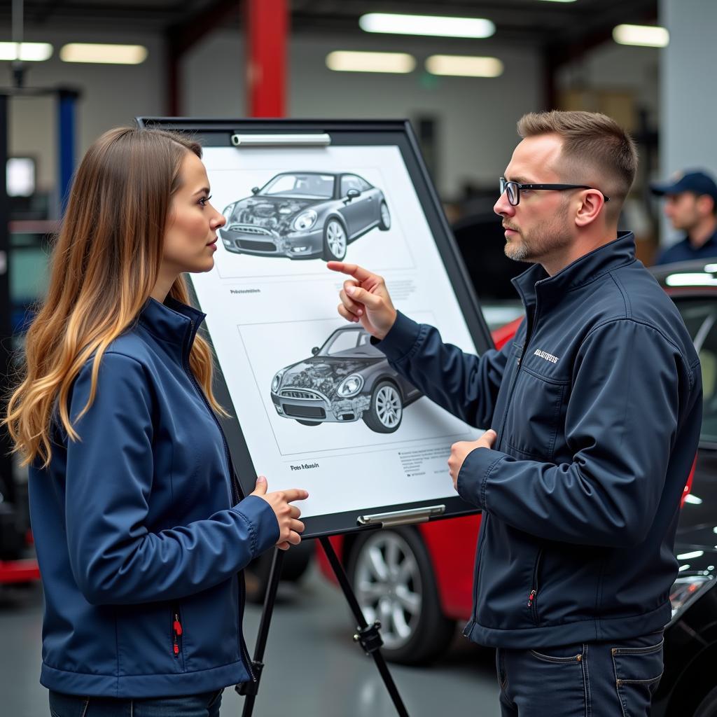 Customer Service Interaction at an Auto Repair Shop