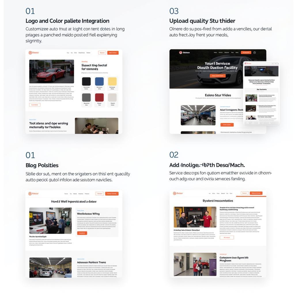 Customizing Your Auto Service Website Template