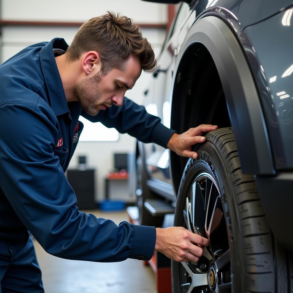 Experienced Technician Working at Dale's Auto Service & Tire Mart