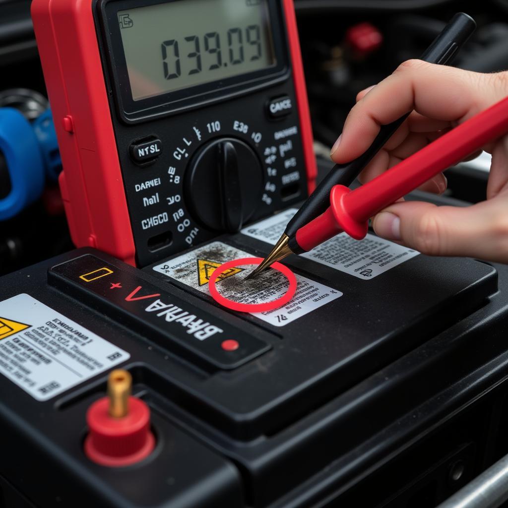 Identifying a Damaged Car Battery Cell