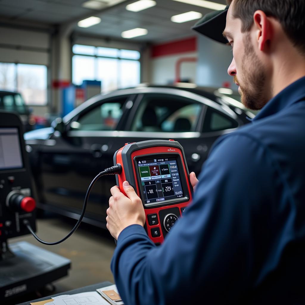 Modern Diagnostic Tools in a Davenport Auto Repair Shop