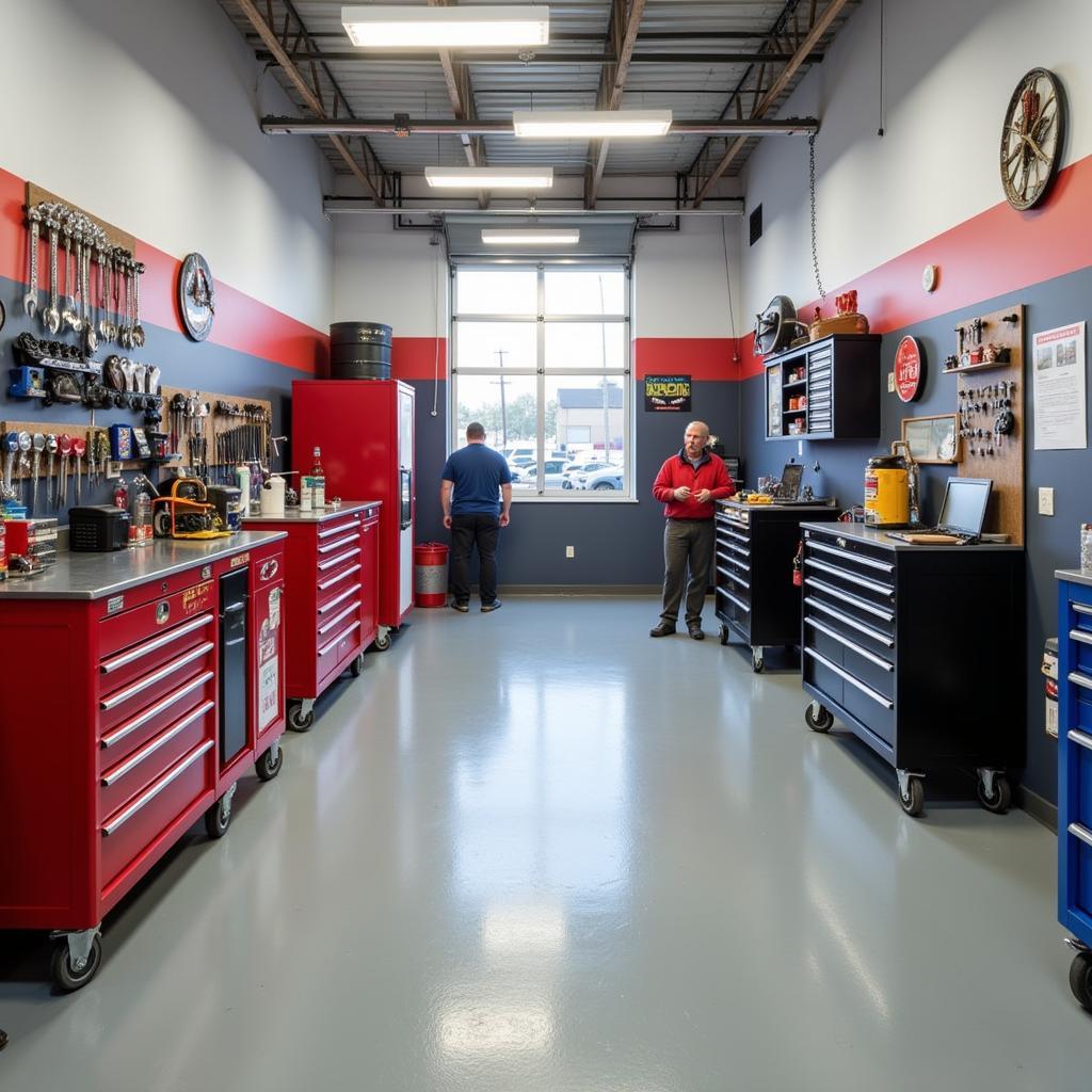 Clean and Organized Auto Repair Shop in Davenport