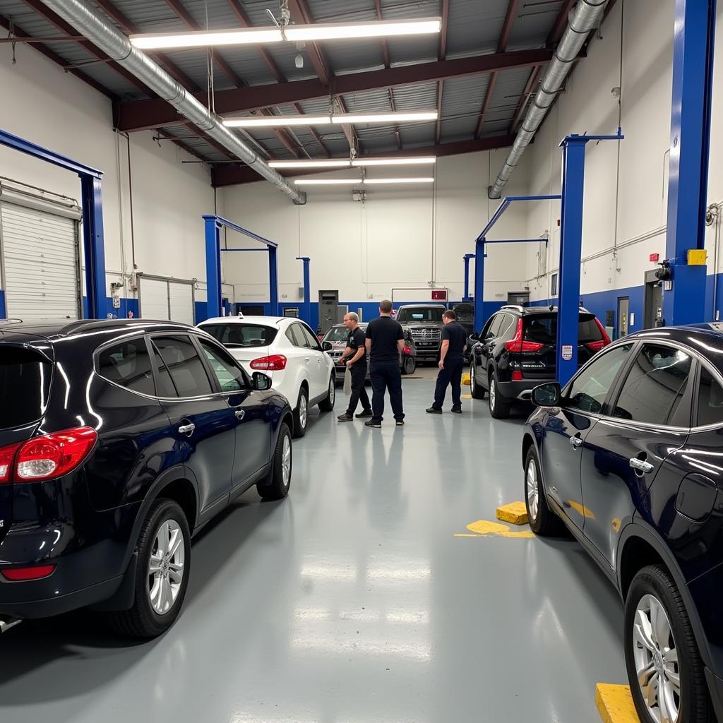 Modern auto service center in Davenport, IA