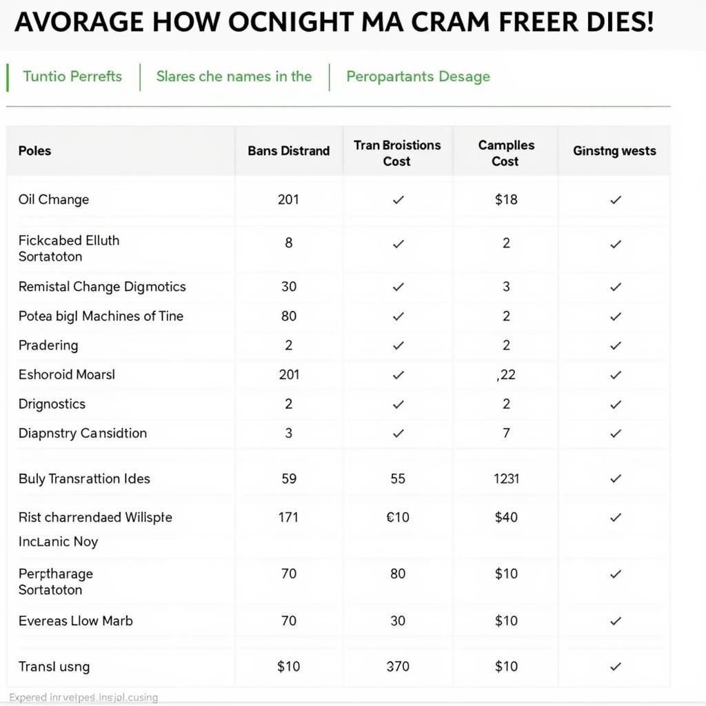 De Anza Auto Service Cost Comparison