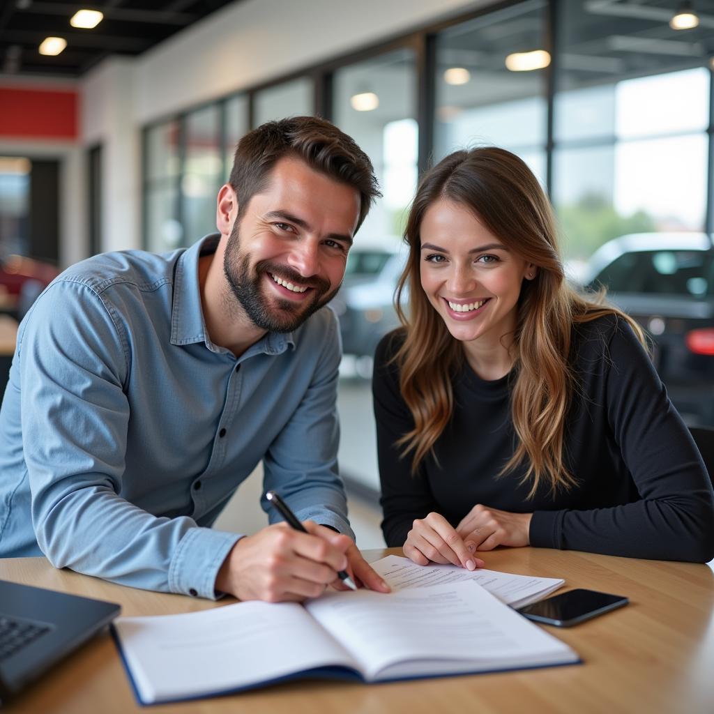 Denver Auto Buying Service Finalizing Deal