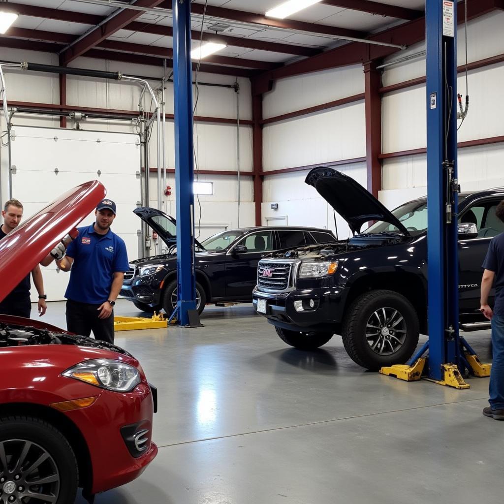 DFW Auto & Services Inc. Maintenance Bay