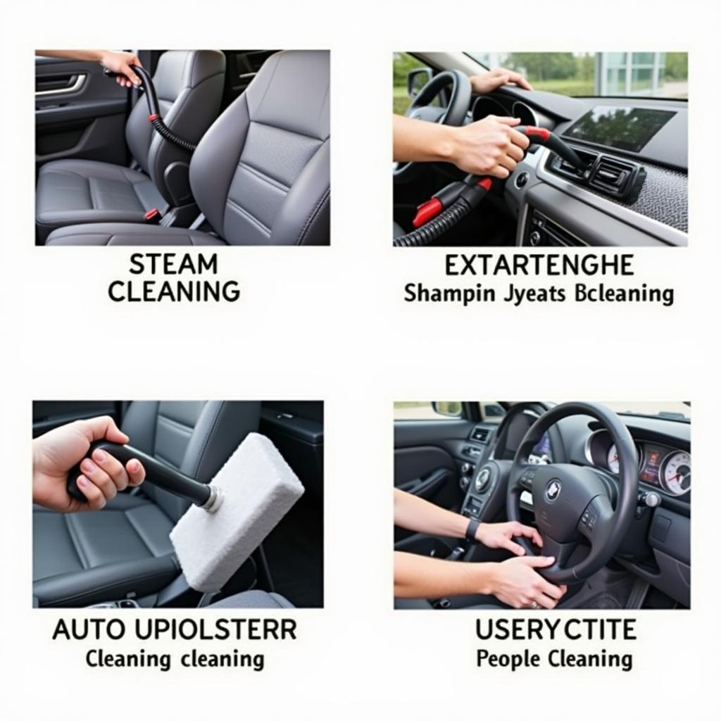 Various Methods for Auto Upholstery Cleaning