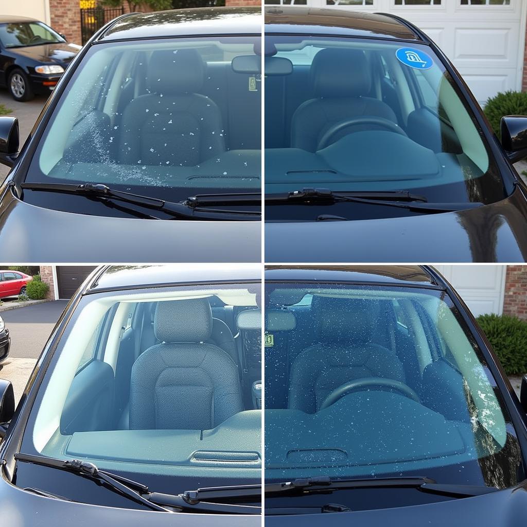 Comparing DIY and Professional Auto Glass Cleaning Results