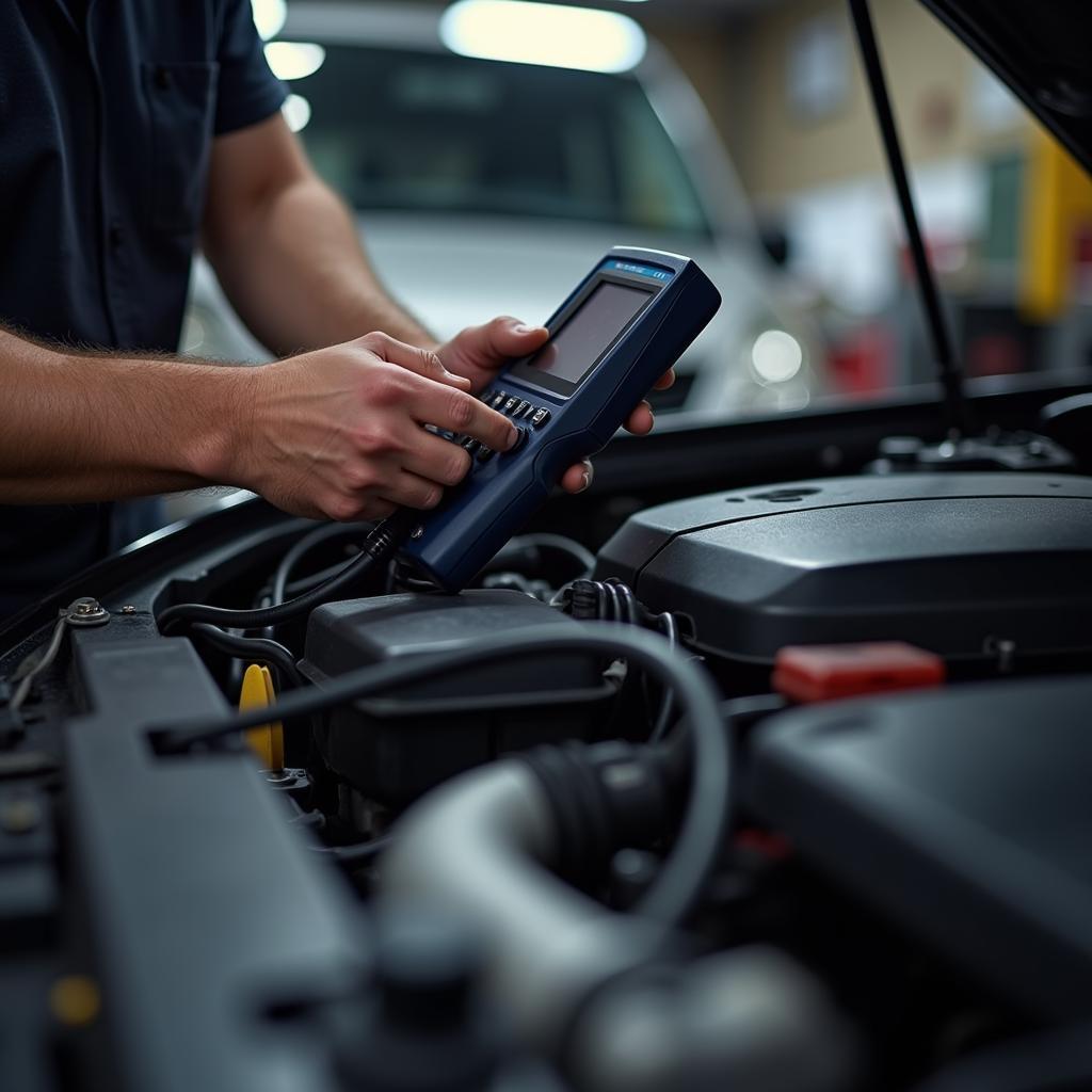 Dodgeville Auto Mechanic Working