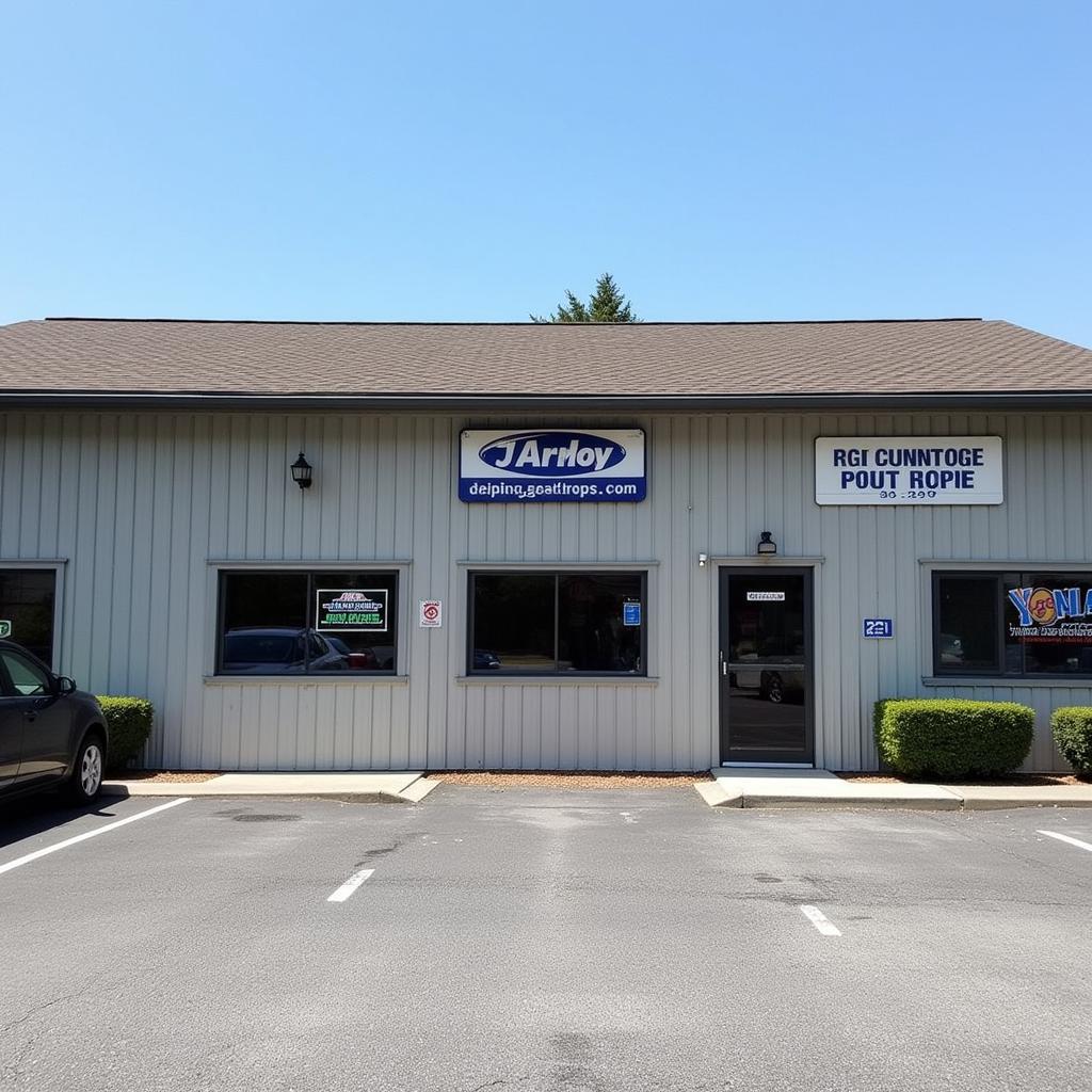 Modern and Welcoming Auto Repair Shop Exterior in Durham