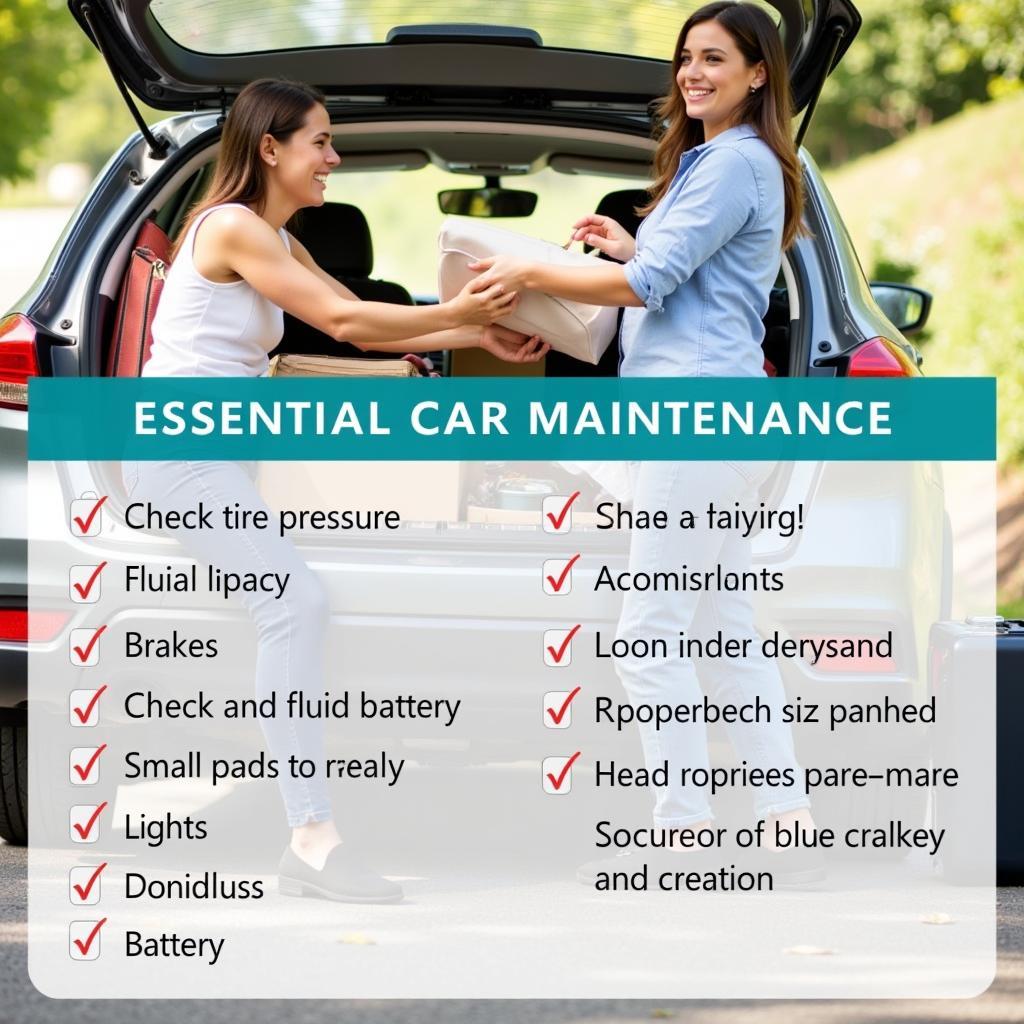 Easter Road Trip Car Maintenance Checklist