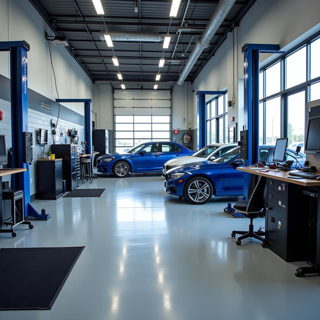 Edmonton Auto Service Shop Interior