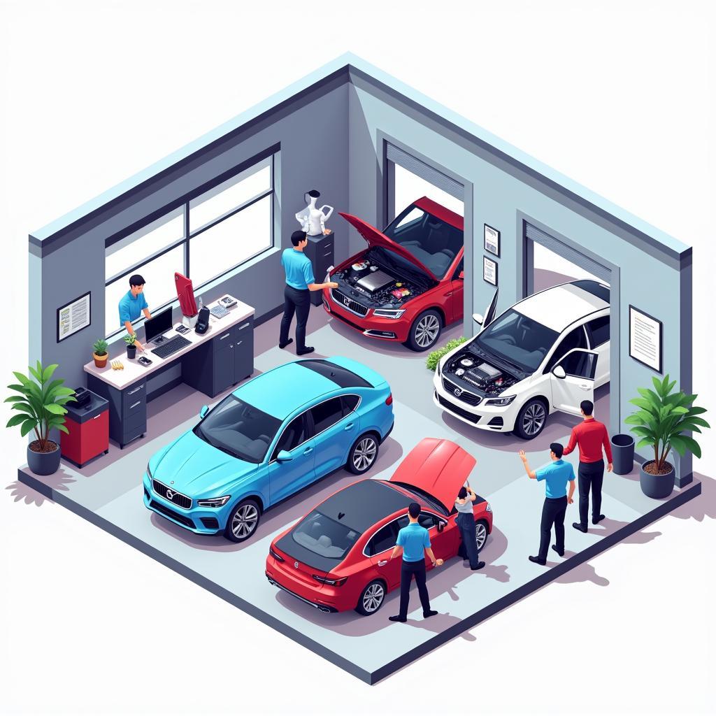 Efficient Auto Service Department