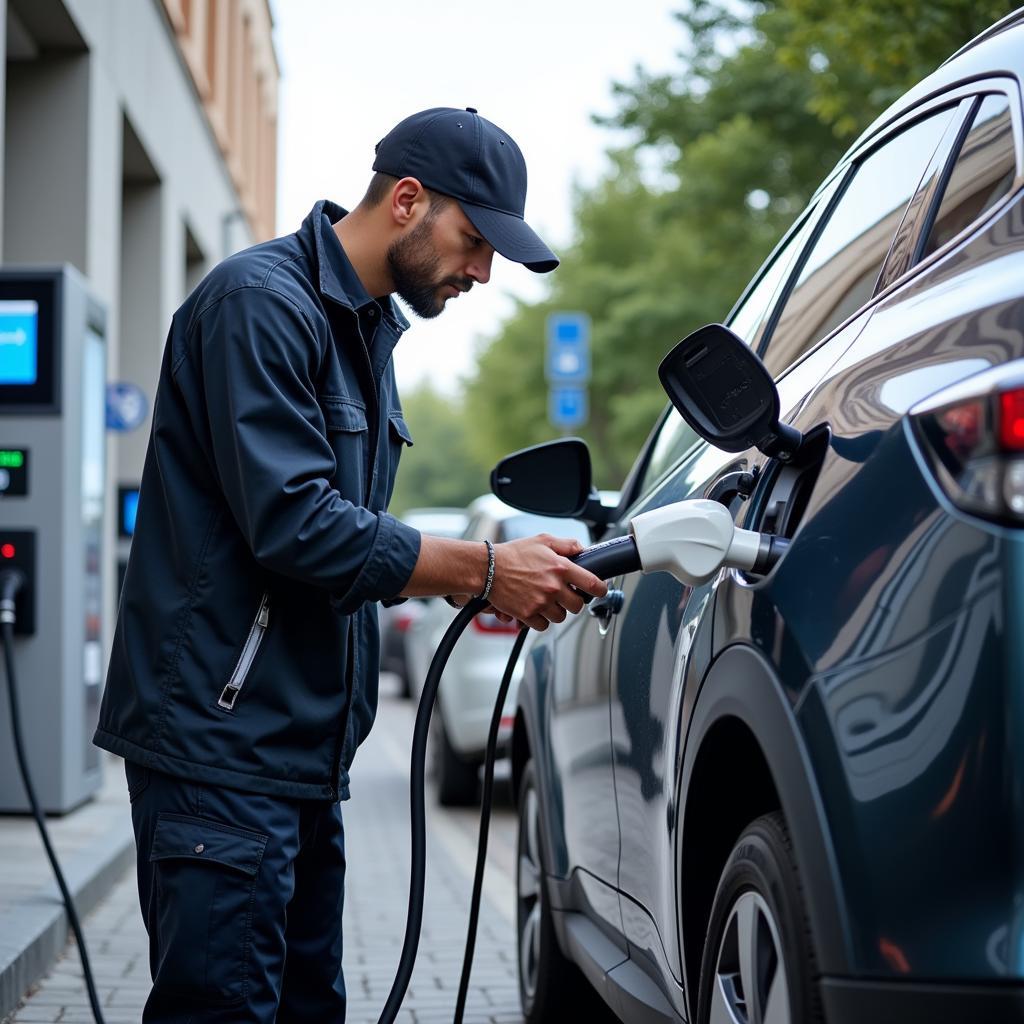 Electric Vehicle Charging Station Maintenance