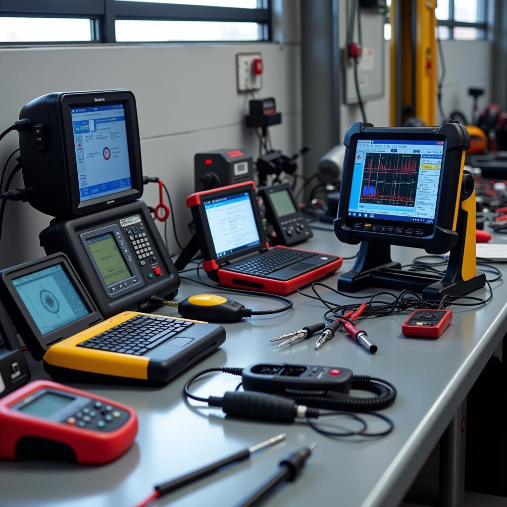 Specialized tools and equipment at an Eller's Auto Service center for complex repairs