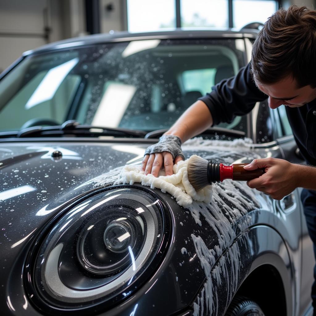 Exterior car wash in Essex