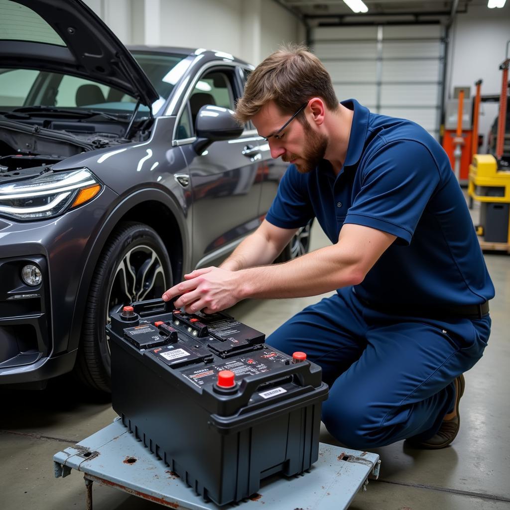 Electric Car Battery Replacement