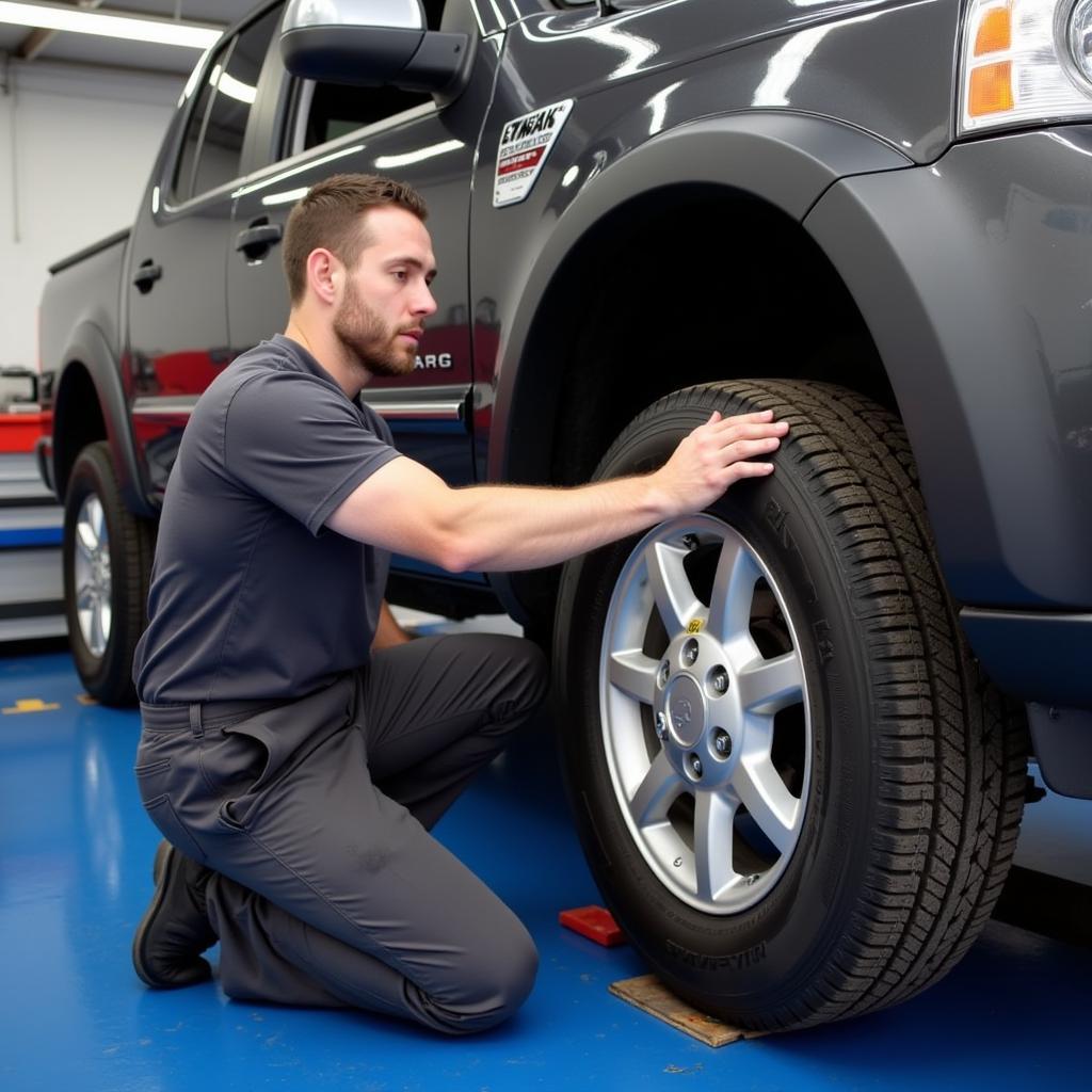 Professional Tire Rotation Service at Express Auto Service