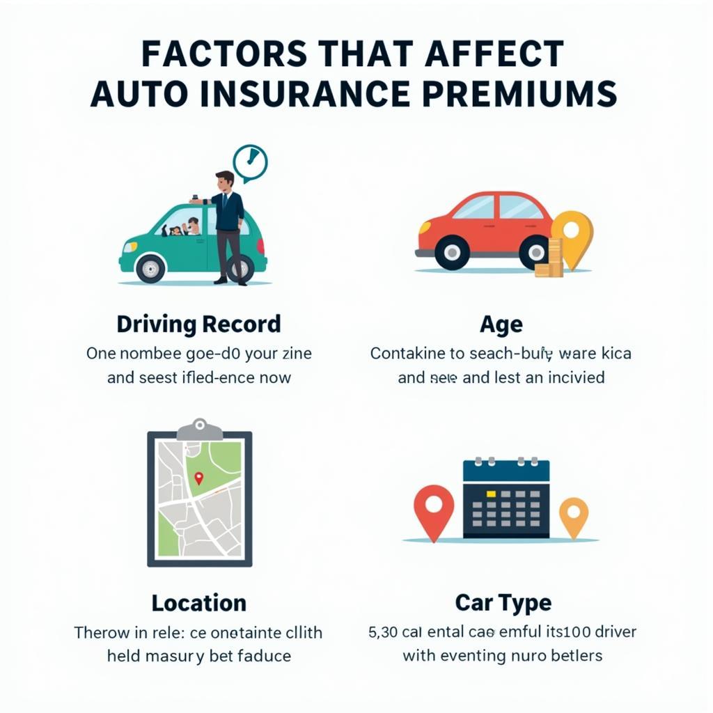 Factors Affecting Auto Insurance Premiums