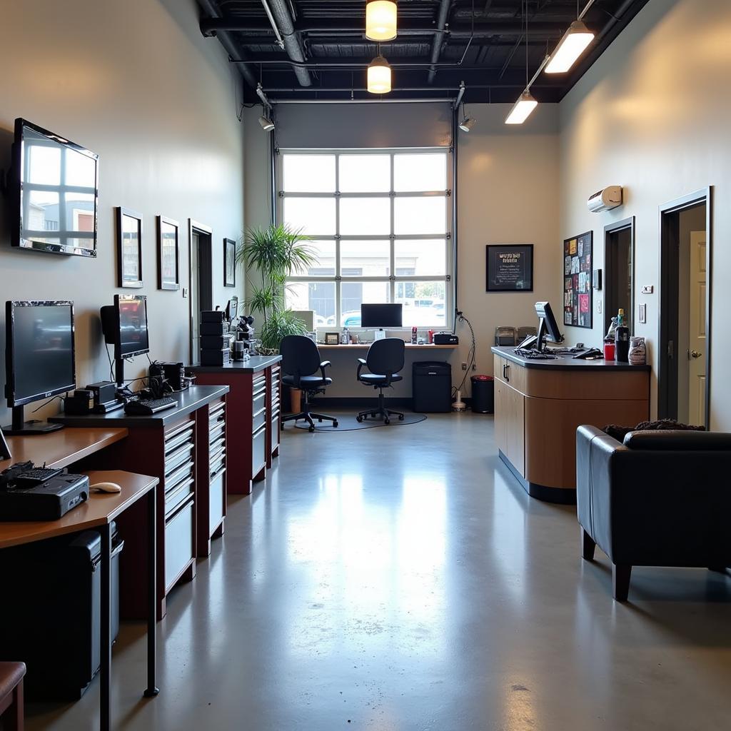 Modern Auto Service Shop Interior in Fairless Hills, PA