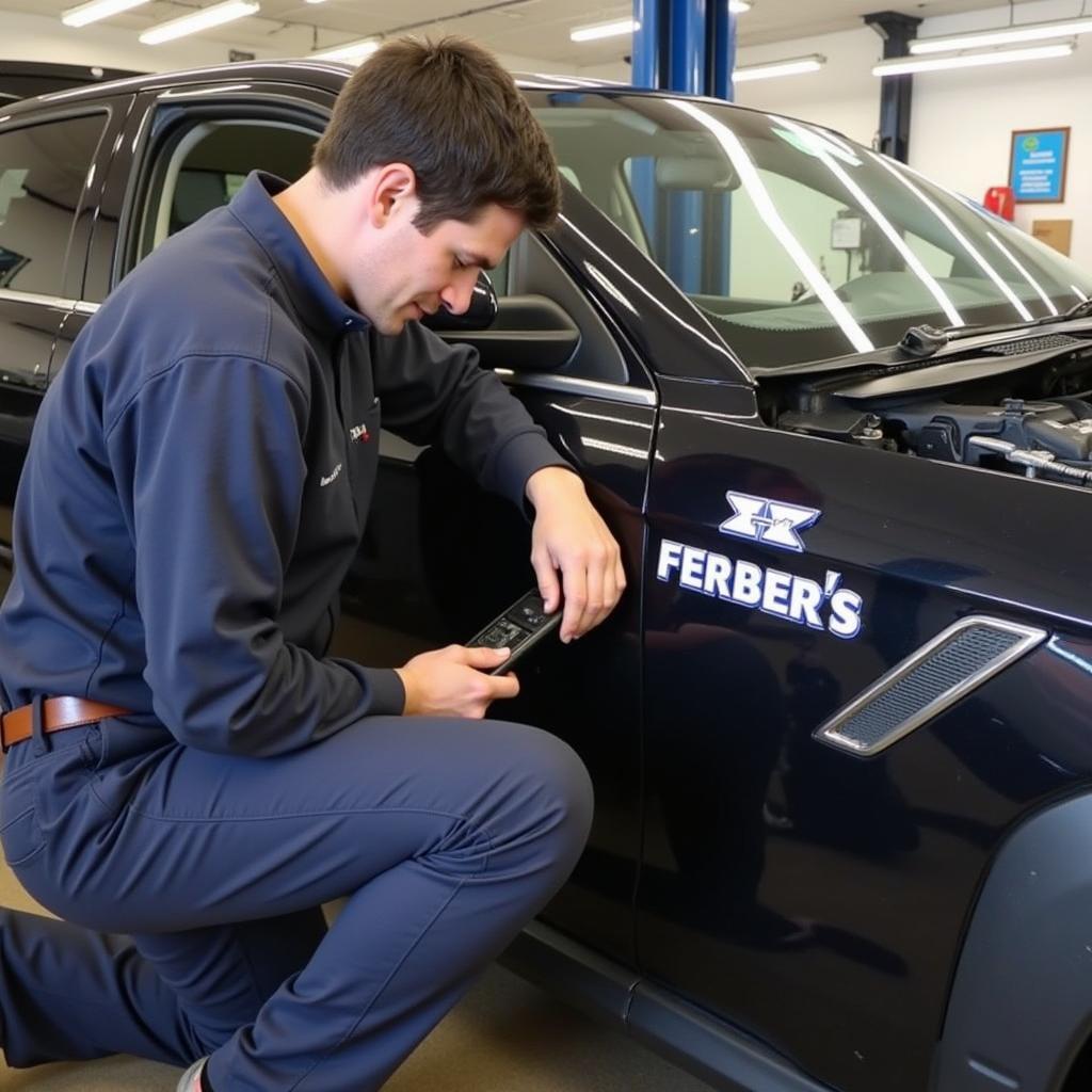 Ferber's Tire and Auto Service Technician Working