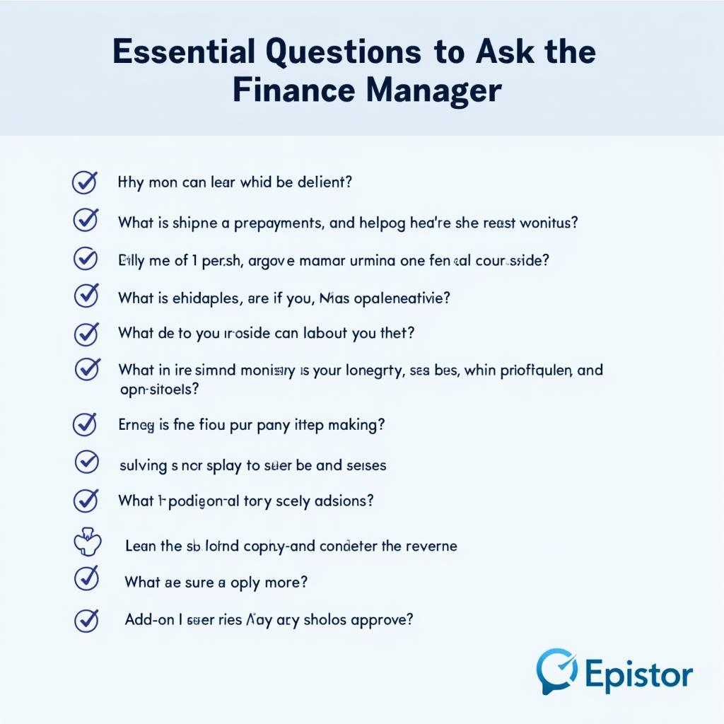 Essential Questions for Your Finance Manager