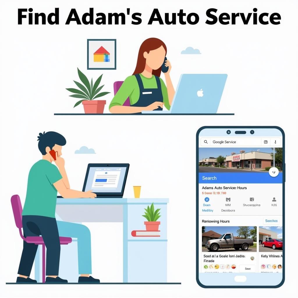 Finding Adams Auto Service Hours Online and Offline